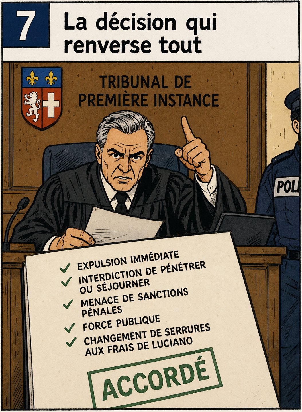 L'expulsion est ordonnée