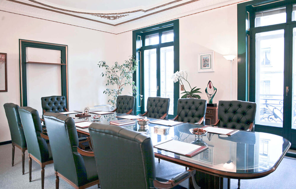 Salle de réunion de l'étude, rue Général-Dufour à Genève