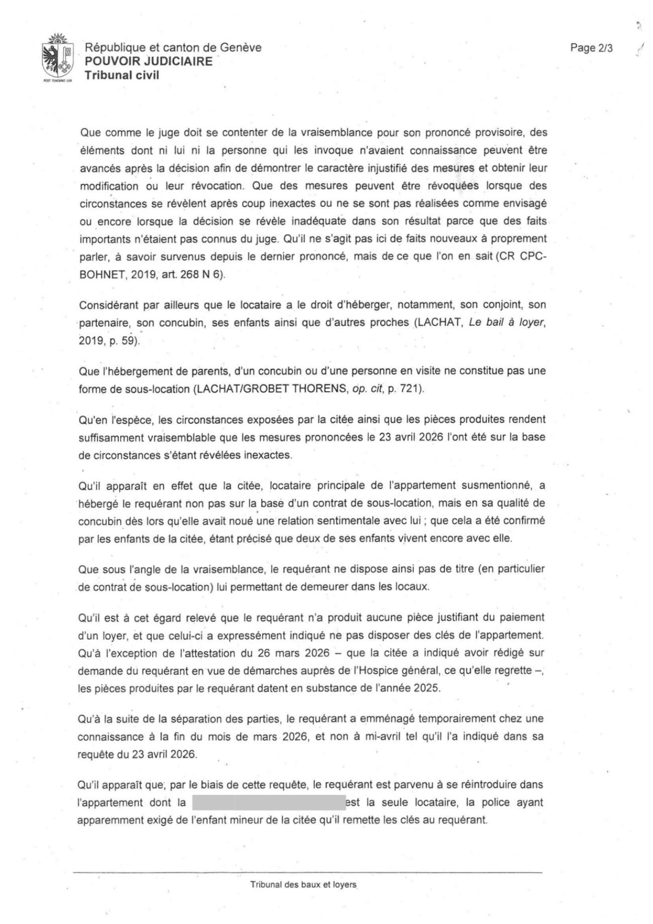 Ordonnance du 4 mai révoquant les mesures, page 2