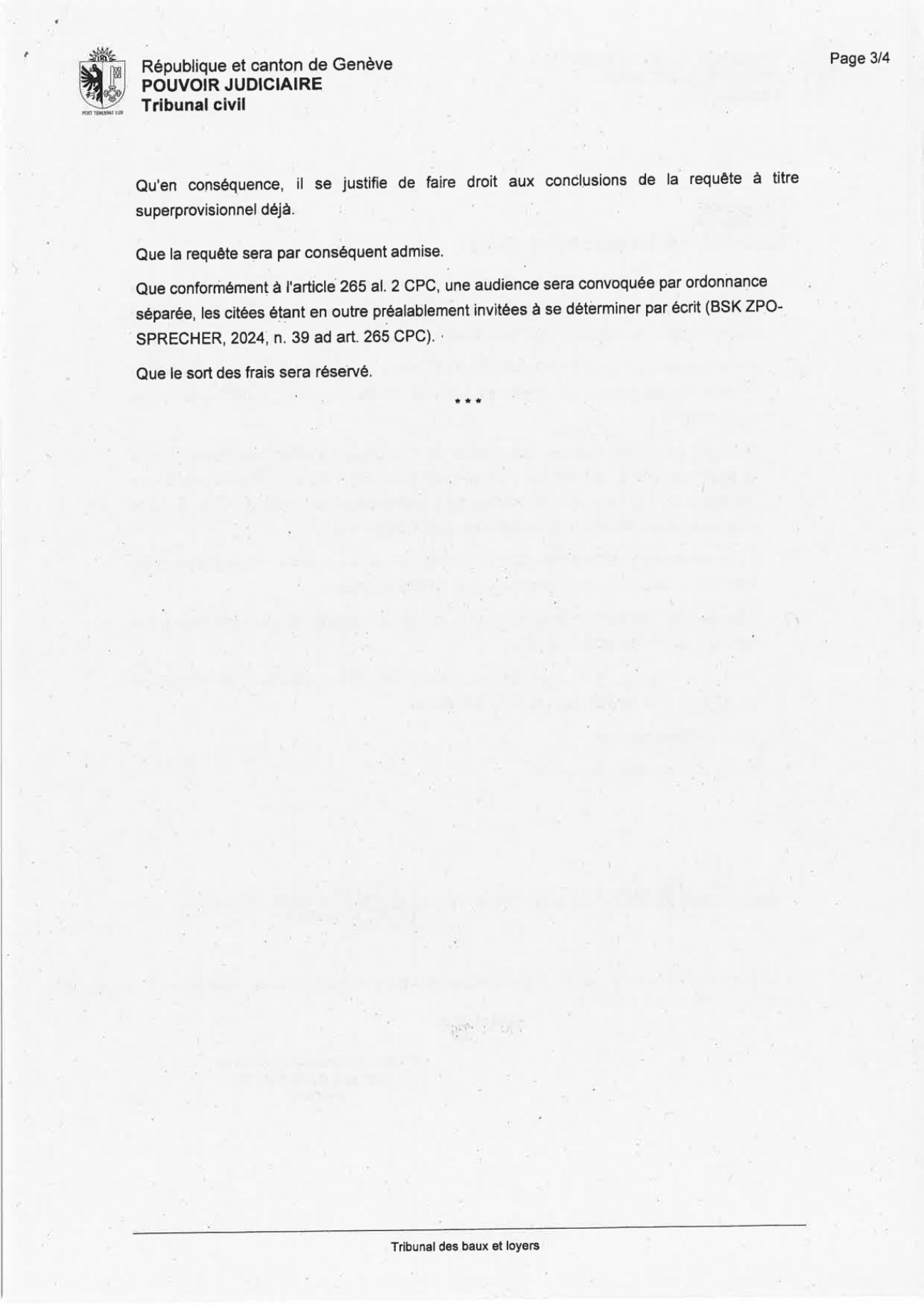 Ordonnance du Tribunal de première instance du 5 mai, page 3