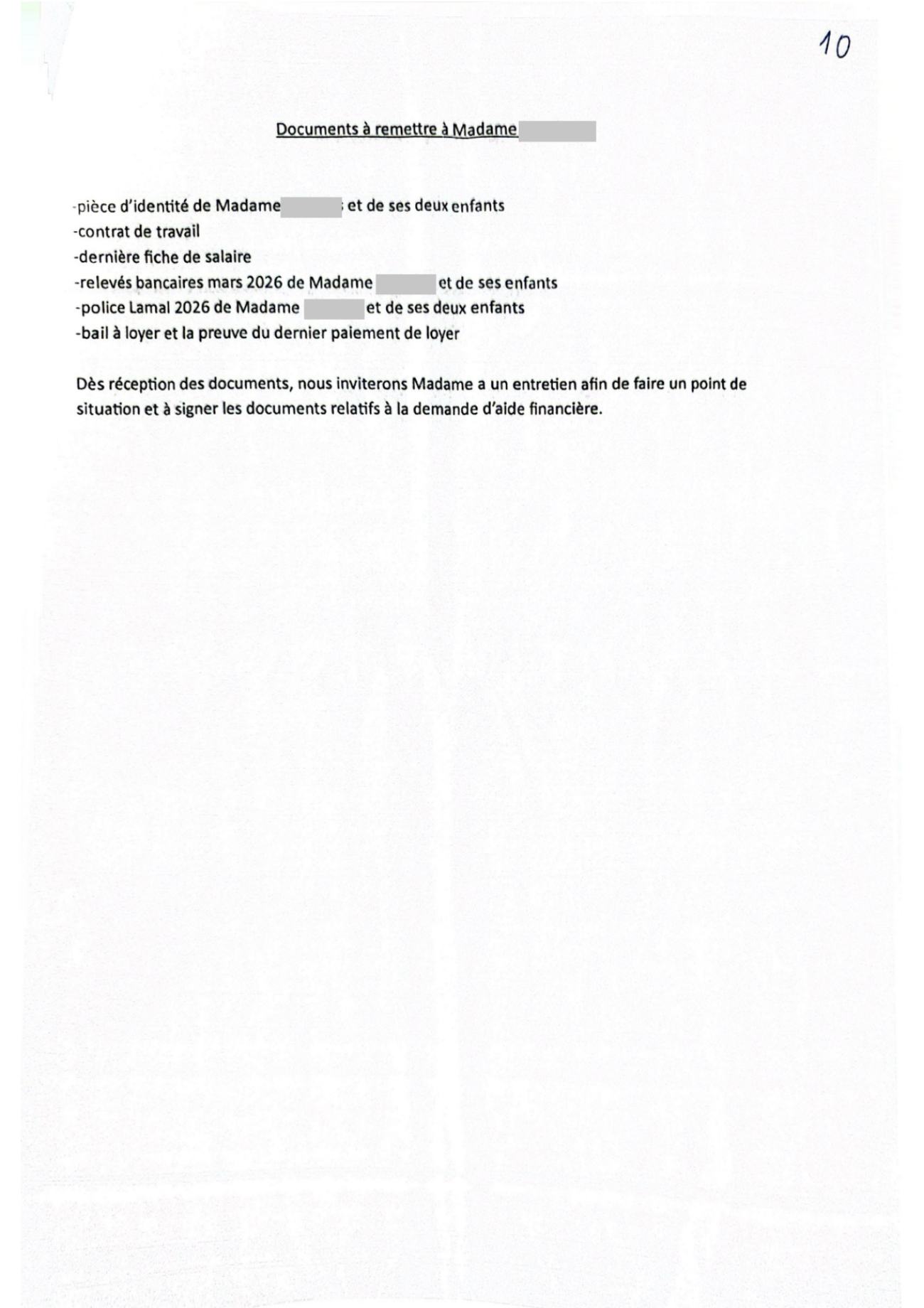 Requête de mesures superprovisionnelles de la partie adverse, et son chargé de pièces, page 21