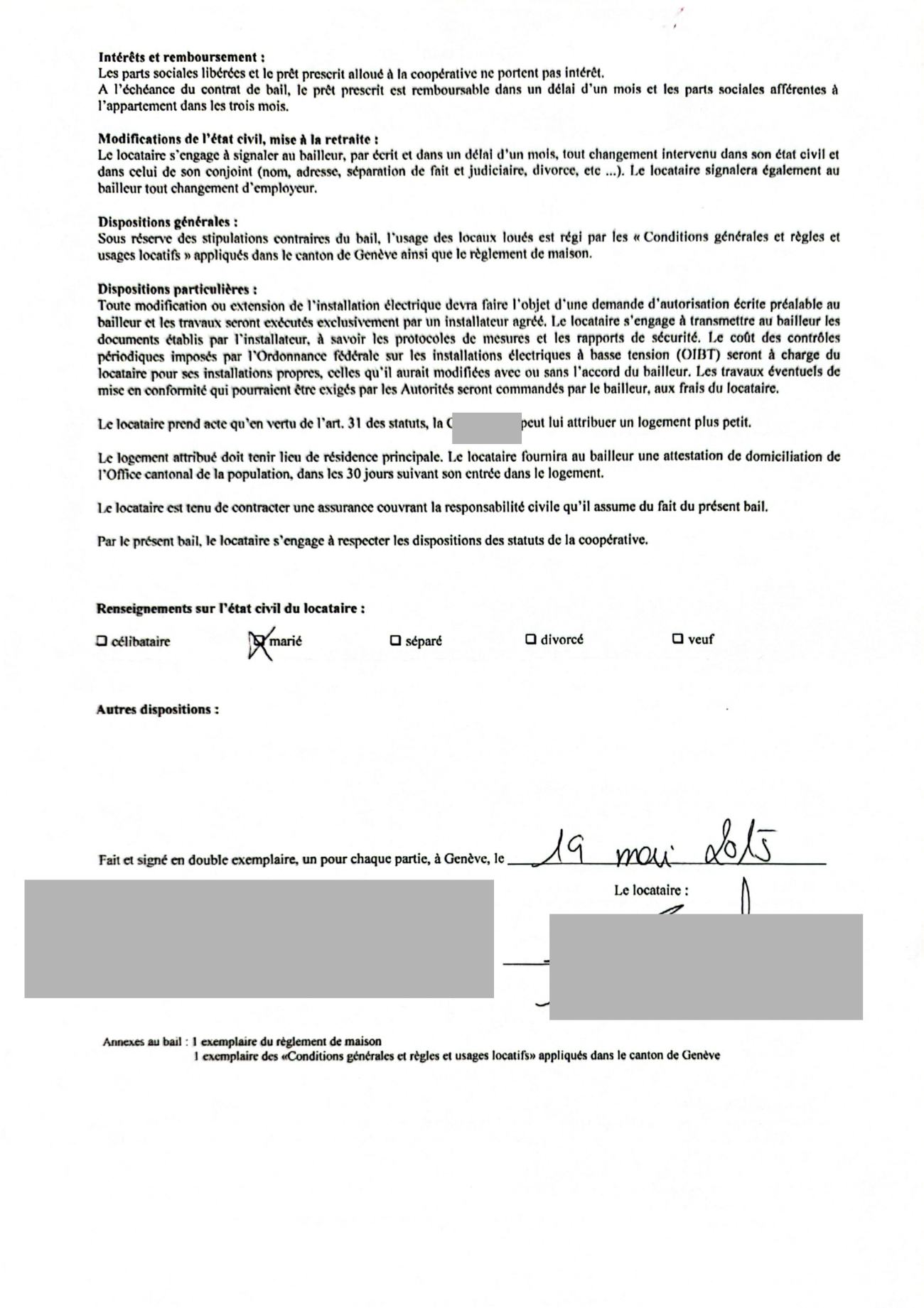 Le bail principal de Maria, page 2